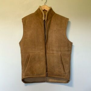 Sawyer of Napa Tan Shearling Vest